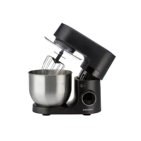   SilverCrest SKM 600 F1 BLACK Konyhai robotgép digitális időzítővel, LED kijelzővel, 8 sebességfokozattal, fekete, 5 L, 600 W