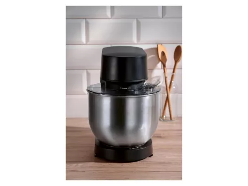 SilverCrest SKM 600 F1 BLACK Konyhai robotgép digitális időzítővel, LED kijelzővel, 8 sebességfokozattal, fekete, 5 L, 600 W