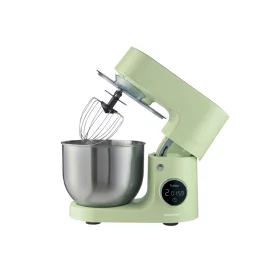   SilverCrest SKM 600 F1 GREEN Konyhai robotgép digitális időzítővel, LED kijelzővel, 8 sebességfokozattal, pisztácia zöld, 5 L, 600 W