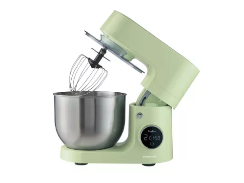 SilverCrest SKM 600 F1 GREEN Konyhai robotgép digitális időzítővel, LED kijelzővel, 8 sebességfokozattal, pisztácia zöld, 5 L, 600 W