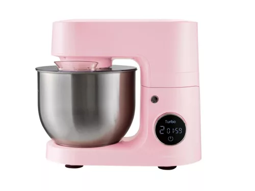 SilverCrest SKM 600 F1 PINK Konyhai robotgép digitális időzítővel, LED kijelzővel, 8 sebességfokozattal, rózsaszín, 5 L, 600 W