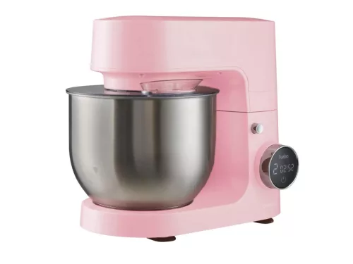 SilverCrest SKM 600 F1 PINK Konyhai robotgép digitális időzítővel, LED kijelzővel, 8 sebességfokozattal, rózsaszín, 5 L, 600 W