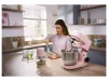 SilverCrest SKM 600 F1 PINK Konyhai robotgép digitális időzítővel, LED kijelzővel, 8 sebességfokozattal, rózsaszín, 5 L, 600 W