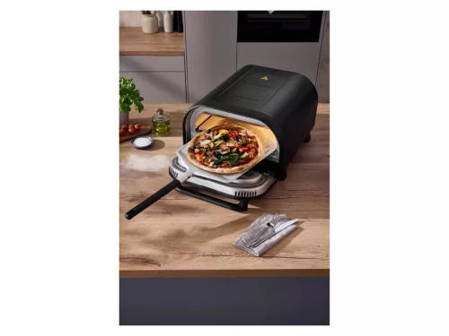 SilverCrest SPE 2400 A1 Elektromos magas hőmérsékletű pizzasütő kemence (pizza kemence, pizzabox), 2400 W