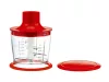 SilverCrest piros botmixer szett 500 ml-es kétpengés aprítóval