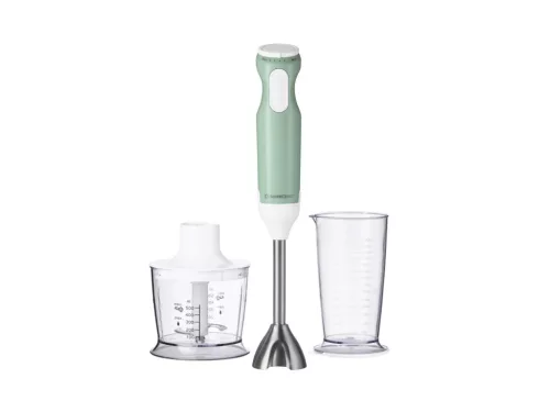 Nemesacél pürésítő szár és 500 ml-es aprító edény nemesacél késsel