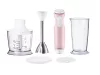 SilverCrest SSMS 600 G1 pink inox zöld botmixer szett 600W teljesítménnyel