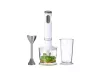 SilverCrest SSMS 600 G1 fehér inox zöld botmixer szett 600W teljesítménnyel