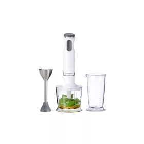 SilverCrest SSMS 600 G1 fehér inox zöld botmixer szett 600W teljesítménnyel