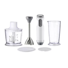 SilverCrest SSMS 600 G1 fehér inox zöld botmixer szett 600W teljesítménnyel