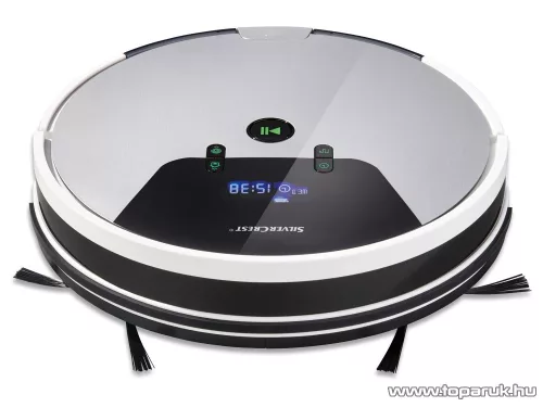 SilverCrest SSRA 1 WIFI-s intelligens programozható automata robotporszívó, virtuális fallal, távirányítóval