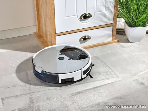 SilverCrest SSRA 1 WIFI-s intelligens programozható automata robotporszívó, virtuális fallal, távirányítóval