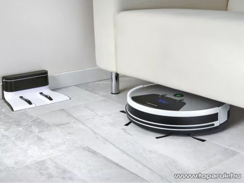 SilverCrest SSRA 1 WIFI-s intelligens programozható automata robotporszívó, virtuális fallal, távirányítóval