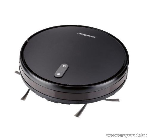 (HASZNÁLT / K234724) SilverCrest SSWR C2 Black robotporszívó vákuum törlő funkcióval, távirányítóval és töltő dokkolóval, fekete