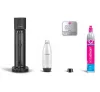 SodaStream GAIA Prémium házi szódakészítő készlet (fekete szódagép) + 1 db Quick Connect CO2 palack + 1 literes palack