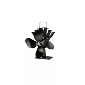   Tronic HG10349A Kandallóventilátor, kályhaventilátor fogantyúval (szabadon álló kivitel), 18 cm, fekete