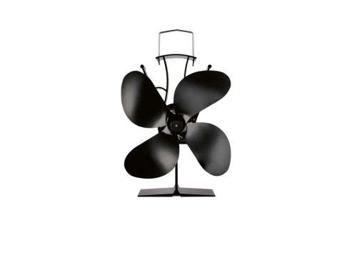 Tronic HG10349A Kandallóventilátor, kályhaventilátor fogantyúval (szabadon álló kivitel), 18 cm, fekete