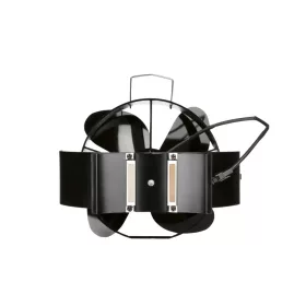   Tronic HG10349B Kandallóventilátor, kályhaventilátor fogantyúval (kéményre szerelhető, csőcsatlakozós kivitel), 18 cm, fekete