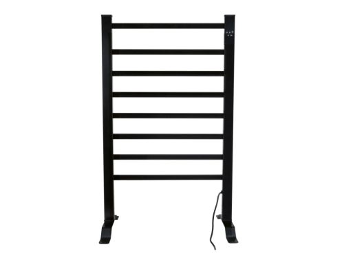 TRONIC SHH 150 E2 BK fűtött törölközőszárító időzítő funkcióval, 150 W teljesítménnyel