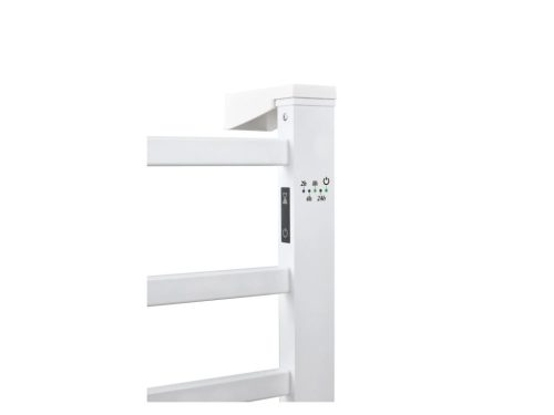 TRONIC SHH 150 E2 WH Álló és falra szerelhető fűtött, elektromos törölközőszárító radiátor időzítő funkcióval, fehér, 150 W