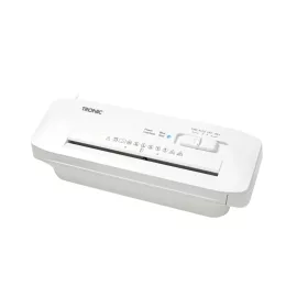 Tronic TAV 190 A1 iratmegsemmisítő teleszkópos karral papírkosárra helyezve