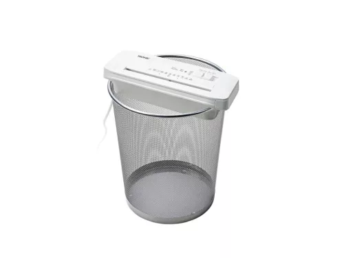 Tronic TAV 190 A1 Papírkosárra / szemetesre tehető gyűjtőkosár nélküli A4-es iratmegsemmisítő, fehér, 190W