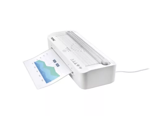 TRONIC TLG 300 C2 WH A4 laminátor beépített vágóval és sarokkerekítővel