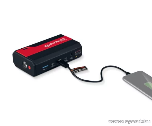 Ultimate Speed UMAP 12000 C4 Hordozható indításrásegítő powerbankkal, 12000 mAh, 500A