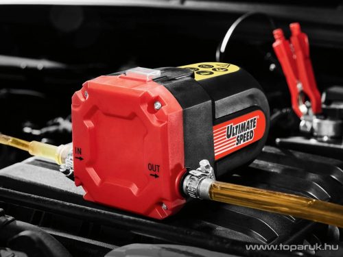 (HIBÁS / 356498) Ultimate Speed UOP 12 C1 Autós olajleszívó pumpa, olajszivattyú (olajcseréhez), 12V, 60W 