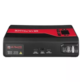   Ultimate Speed UPK 10 H5 3 az 1-ben hordozható indításrásegítő kompresszorral és 14000 mAh PowerBank funkcióval (12V-os bikázó és kompresszor)