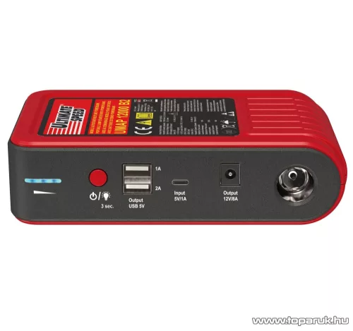 (SELEJT / K168750) Ultimate Speed UMAP 12000 C3 Hordozható indításrásegítő powerbankkal, 12000 mAh, 500A