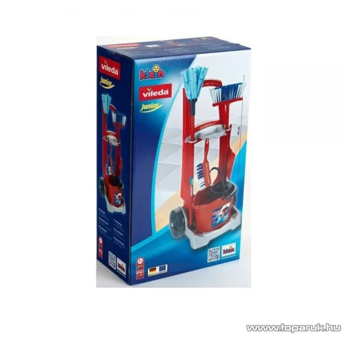 KLEIN Vileda Junior 6817 Játék takarítókocsi tartozékokkal