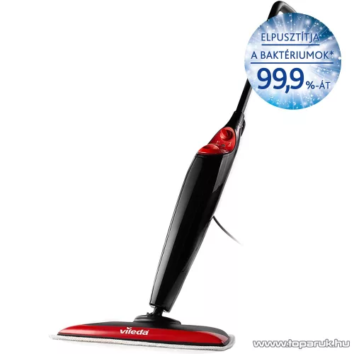Vileda Steam XXL 171528 Gőztisztító Steam Mop gőzölős padlótisztító, 40 cm, 1550W