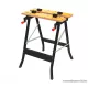 WORKZONE 812774 WORKBENCH összecsukható munkapad, univerzális satupad, műhely munkaasztal, 150 kg teherbírással, 60 x 76 x 63 cm