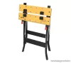 WORKZONE 812774 WORKBENCH összecsukható munkapad, univerzális satupad, műhely munkaasztal, 150 kg teherbírással, 60 x 76 x 63 cm