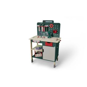   lupilu (Playtive) Workbench ParkSide Valódi fából készült játék munkapad, szerelőasztal szerszámokkal és fúrógéppel, 74 részes