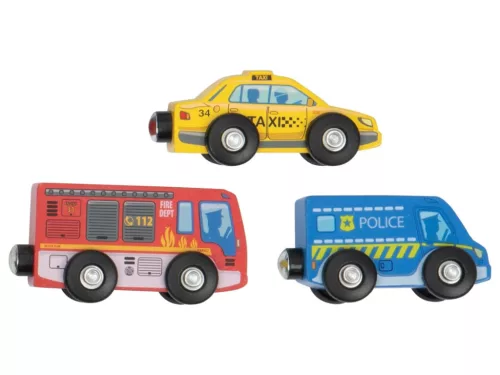 lupilu (Playtive) City Road Set Fa autópálya szett, városi - utca készlet, 35 darabos