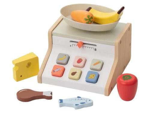 lupilu (Playtive) KL-16624 Játék fa mérleg készlet, 7 részes