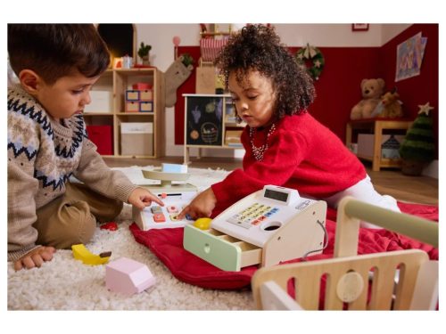 lupilu (Playtive) KL-16624 Játék fa mérleg készlet, 7 részes