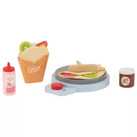   lupilu (Playtive) KU-16566 Játék fa pacsintasütő készlet gyerekeknek, kiegészítőkkel (13 részes)