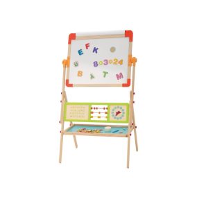   (ESZTÉTIKAI SÉRÜLT / K513418) lupilu (Playtive) Kétoldalas játék és tanulási tábla rajzoláshoz, íráshoz, számoláshoz (rajztábla, írótábla kiegészítőkkel)