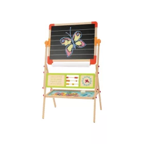   (ESZTÉTIKAI SÉRÜLT / K513418) lupilu (Playtive) Kétoldalas játék és tanulási tábla rajzoláshoz, íráshoz, számoláshoz (rajztábla, írótábla kiegészítőkkel)