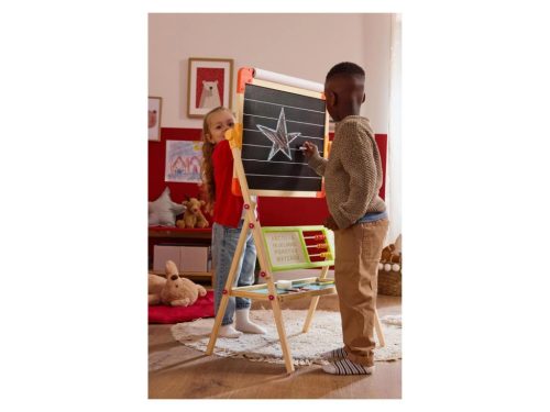 (ESZTÉTIKAI SÉRÜLT / K513418) lupilu (Playtive) Kétoldalas játék és tanulási tábla rajzoláshoz, íráshoz, számoláshoz (rajztábla, írótábla kiegészítőkkel)