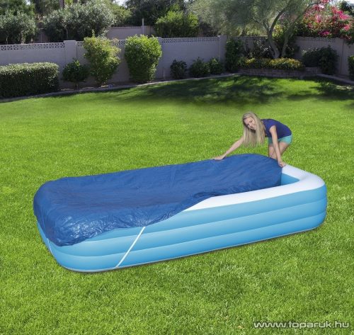 Bestway Medence védőtakaró, takaró fólia 305 x 183 cm méretű puhafalú medencéhez