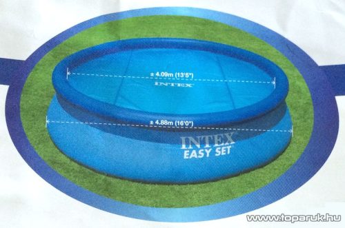 Intex Medence szolár védőtakaró, takaró fólia, 470 cm átmérőjű
