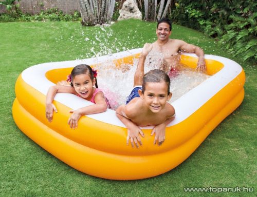 Intex Mandarin családi kerti medence, 229 x 147 x 46 cm
