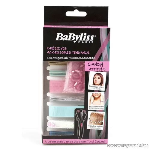 BaByliss 799504 kiegészítő Twist Secret hajfonóhoz - Candy