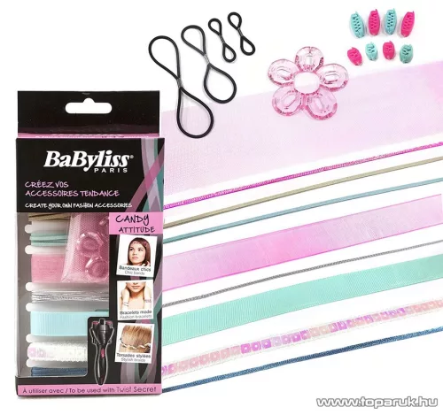 BaByliss 799504 kiegészítő Twist Secret hajfonóhoz - Candy