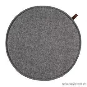   Matorn Memóriahabos kerek kerti székpárna, ülőpárna, szürke, 38 cm