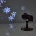 S.I.A Kültéri LED projektor, mozgó színes party fényeffekt kivetítő, hópehely mintával